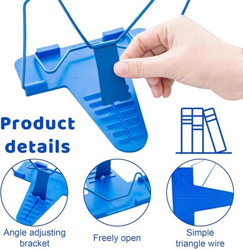 1-Piece Book Stand, Multi-Functional Adjustable Folding Reading Holder for Kitchen Office in Saudi Arabia