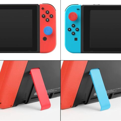 2 Set of Replacement Kickstand Stand Back Shell Holder， Back Bracket for Nintendo Switch Console ，Replacement Kickstand for Nintendo Switch Console-with Screwdriver-Blue in Saudi Arabia
