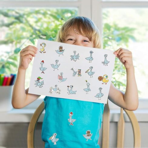 Bird Pigeon Stickers Rolls Christmas Gift 1000Pcs Animals Stickers for Kids Bulk Cute Cartoon Vinyl Waterproof Decals for Water Bottle Laptop Decor Christmas Winter Birthday Party Supplies in Saudi Arabia