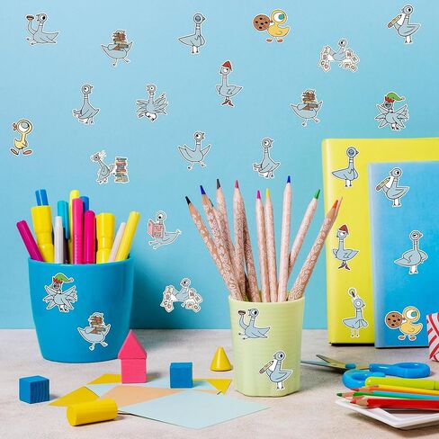 Bird Pigeon Stickers Rolls Christmas Gift 1000Pcs Animals Stickers for Kids Bulk Cute Cartoon Vinyl Waterproof Decals for Water Bottle Laptop Decor Christmas Winter Birthday Party Supplies in Saudi Arabia