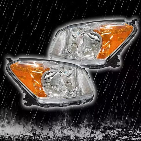 استبدال مجموعة المصابيح الأمامية الأمامية لـ 2009 2010 2011 2012 Toyota Rav4 مصابيح أمامية لجهاز العرض مجموعة مصابيح أمامية زوج السائق وجانب الركاب in Saudi Arabia