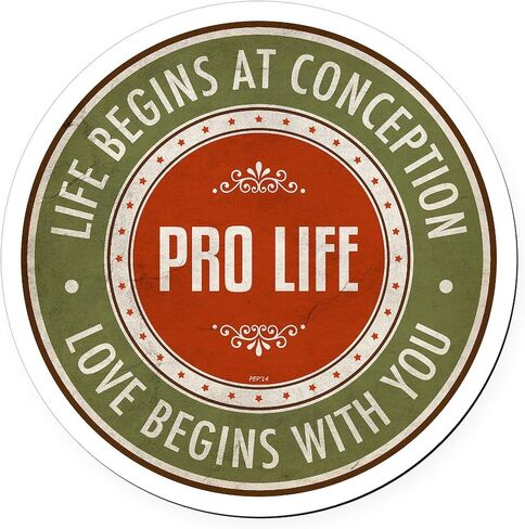 شاشة CafePress Pro Life مقاس 5.5 بوصة مزودة بمصد مغناطيسي دائري للسيارة in Saudi Arabia