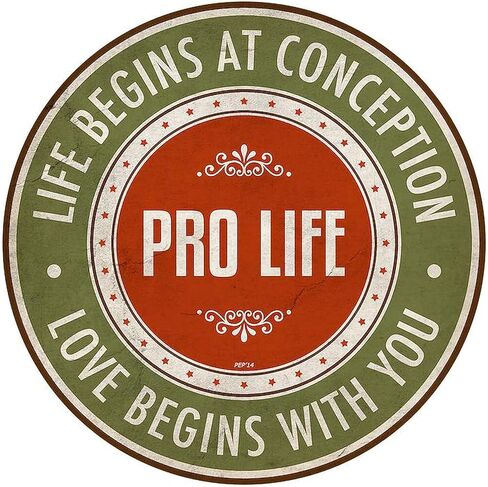 شاشة CafePress Pro Life مقاس 5.5 بوصة مزودة بمصد مغناطيسي دائري للسيارة in Saudi Arabia