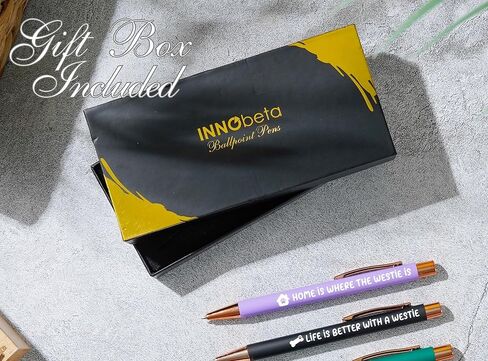 InnoBeta West Highland Terrier Gifts for Women, Girls, Ballpoint Pen Set of 4, West Highland Terrier Mom Gifts for Birthdays, Christmas in Saudi Arabia