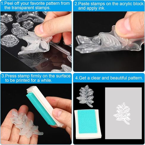 Transparent Silicone Stamps, 1 Pcs T1990 Farm Clear Stamps for Card Making Decoration DIY Scrapbooking Embossing Album Decor Craft, Clear in Saudi Arabia