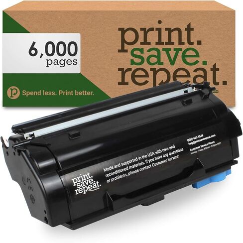 طباعة، حفظ، تكرار. خرطوشة حبر معاد تصنيعها عالية الإنتاجية من Lexmark B341X00 لطابعة الليزر B3442 وMB3442 [6000 صفحة] in Saudi Arabia