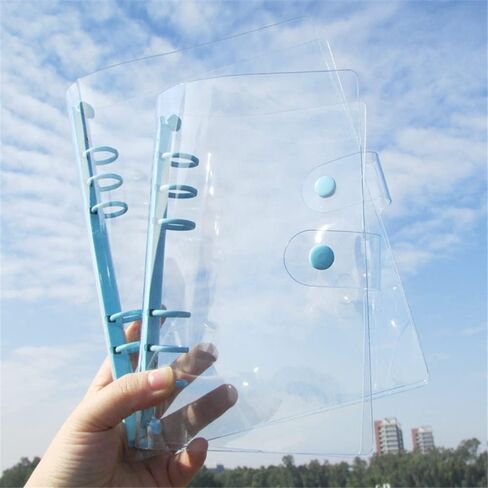 A5 A6 Loose-Leaf Notebook Cover PVC Notebook Diary Book Cover 6-Hole Binder Notebook Office Planner(United States) in Saudi Arabia