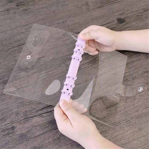 A5 A6 Loose-Leaf Notebook Cover PVC Notebook Diary Book Cover 6-Hole Binder Notebook Office Planner(United States) in Saudi Arabia