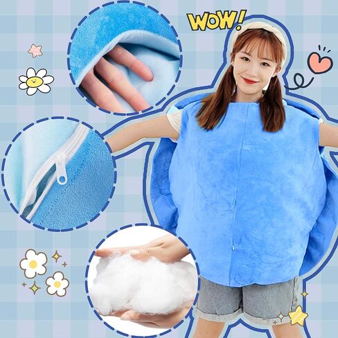 40 Inch Wearable Turtle Shell Pillows Tortoise Shell Stuffed Animal Turtle Plush Cushion Toy Dress Up for Adult in Saudi Arabia