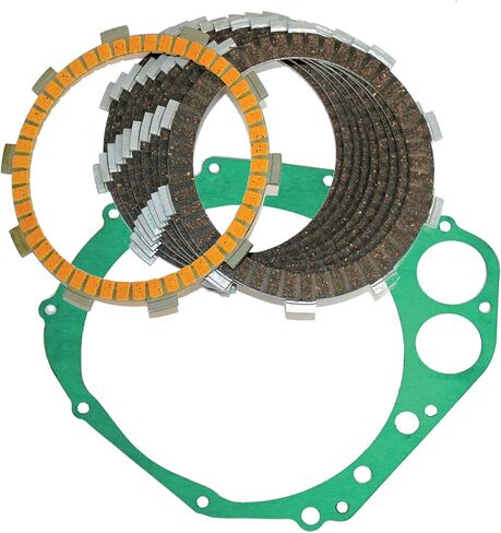 Caltric Clutch Friction Plates and Cover Gasket Compatible with Suzuki Gsxr750 Gsxr 750 Gsx-R750 Gsxr750 X 2000-2005 in Saudi Arabia