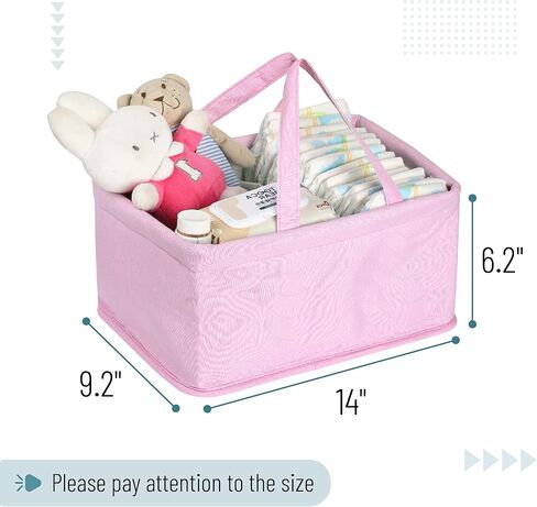 Mr. Pen- Baby Diaper Caddy Organizer, Blue Quilted Fabric, Diaper Organizer, Car Diaper Caddy, Baby Caddy Organizer, Portable Diaper Caddy, Diaper Organizer for Changing Table in Saudi Arabia