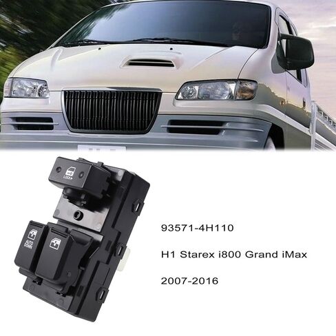 93571-4H110 مفتاح نافذة كهربائي تلقائي لشركة Hyundai H1 Starex I800 Grand IMax 2007-2016 in Saudi Arabia