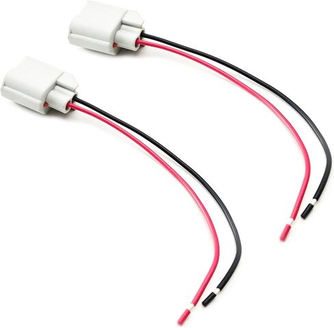 iJDMTOY Pair OEM-Spec Power Cord Pigtail Connector Harness w/ 5-Inch Wiring Compatible with Ford F150 F250 Explorer License Plate Lights or Chevy Cruze Side Marker Lamps in Saudi Arabia