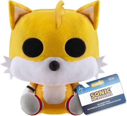 Funko Pop! Plush: Sonic The Hedgehog - Miles Tails Prower - Tails - Collectable Soft Toy - Birthday Gift Idea - Official Merchandise - Stuffed Plushie for Kids and Adults in Saudi Arabia