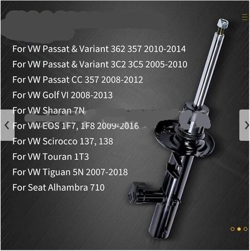 2xممتص الصدمات الأمامي متوافق مع VW Golf 6 2009-2013 Scirocco 2008-2018 in Saudi Arabia