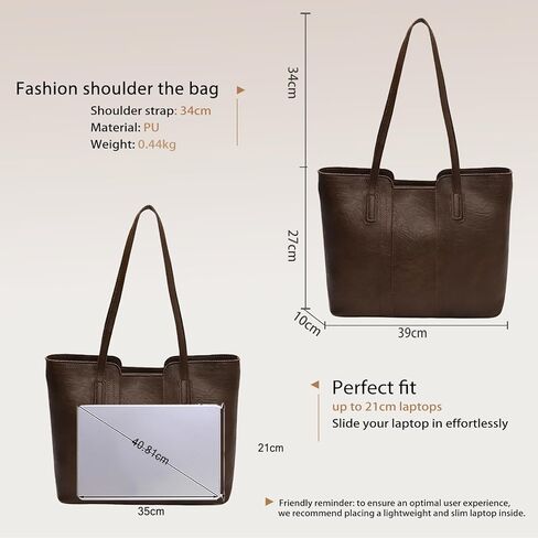 PU Leather Handbag Women Laptop Tote Bag with Zipper Computer Briefcase Designer Top Handle Bag in Saudi Arabia