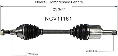 MAXFAVOR CV Axle Joint Pair Compatible with 2013 2014 2015 2016 2017 2018 Ford C-MAX Hybrid SE/Titanium/Energi SEL Hatchback, 2.0L L4, CV Axle Joint Front Left Right Side in Saudi Arabia