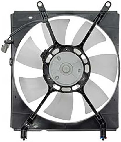 Right Engine Cooling Fan Assembly 1X Replaces 163610A130, 163610A131 Compatible with Camry 1999 2000 2001 Compatible with Solara 1999 2000 2001 2002 2003 Compatible with ES300 1999 2000 2001 in Saudi Arabia