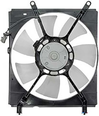 Right Engine Cooling Fan Assembly 1X Replaces 163610A130, 163610A131 Compatible with Camry 1999 2000 2001 Compatible with Solara 1999 2000 2001 2002 2003 Compatible with ES300 1999 2000 2001 in Saudi Arabia