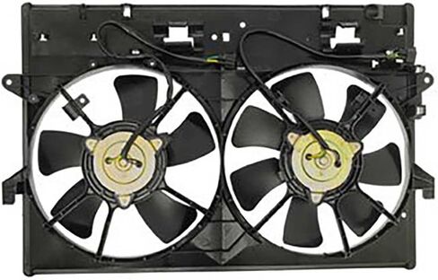 Engine Cooling Fan Assembly 1PC Replaces GY0115025A, GY0115025B Compatible with Mazda MPV 2000 2001 in Saudi Arabia