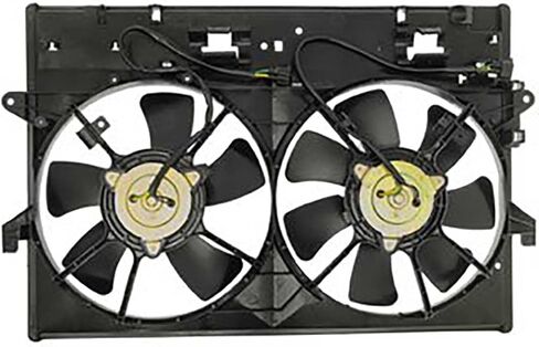 Engine Cooling Fan Assembly 1PC Replaces GY0115025A, GY0115025B Compatible with Mazda MPV 2000 2001 in Saudi Arabia