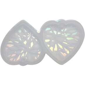 Silicone Molds for Epoxy Resin Heart Earring Necklace Pendant Casting Silicone Mould DIY Crafts Jewelry Mold in Saudi Arabia