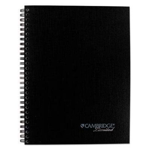 دفتر أعمال Cambridge 06122 Action Planner Side Bound، 7 1/2 × 9 1/2، أسود، 80 ورقة (MEA06122) in Saudi Arabia