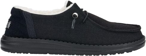 Hey Dude Kids Wendy Brushed Cozy (Little Kid/Big Kid) - Loafers for Kids - Canvas Upper - Cotton Lining in Saudi Arabia