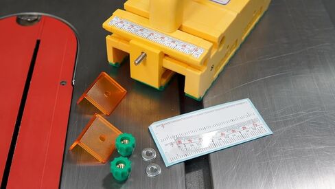 GRR-RIPPER+ by Microjig. Includes SafeRip Kit. Fully Adjustable 3D Push Block for Table Saws, Router Tables, Band Saws, and Jointers. (SKU: GR-100+) Yellow/Green in Saudi Arabia