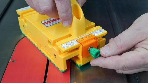 GRR-RIPPER+ by Microjig. Includes SafeRip Kit. Fully Adjustable 3D Push Block for Table Saws, Router Tables, Band Saws, and Jointers. (SKU: GR-100+) Yellow/Green in Saudi Arabia