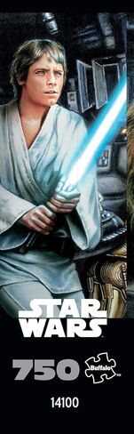 Buffalo Games - Panoramic Series - Star Wars - Jedi Training Begins - 750 Piece Jigsaw Puzzle for Adults - Challenging Puzzle Perfect for Game Nights - Finished Size is 38.25 x 11.25 in Saudi Arabia