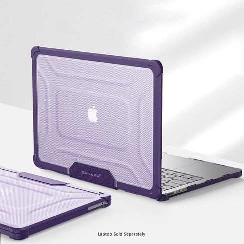SaharaCase - حافظة من سلسلة Raider شديدة التحمل مع حامل لجهاز MacBook Air مقاس 15 بوصة (2022–2025، M2–M4)، وردي، (LT00059) in Saudi Arabia