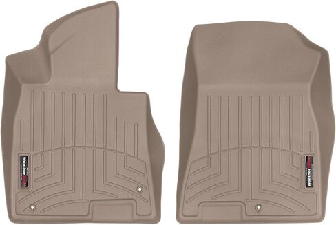 Weathertech Custom Fit FloorLiners for Hyundai Sonata Hybrid, K5, Sonata - 1st Row (4415981), Black in Saudi Arabia