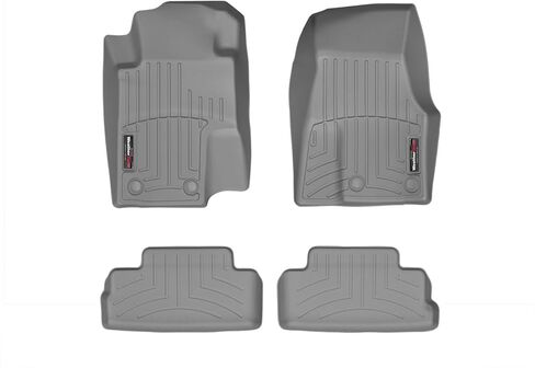 بطانات أرضية مخصصة من Weathertech لسيارة Ford Mustang، Mustang، الصف الأول والثاني (444681-441392)، أسود in Saudi Arabia