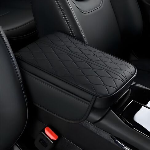 Car Center Console Cover, for Lexus RX 350 450H 2010-2015 Leather Armrest Cover Center Console Cushion, Car Interior Accessories,Black in Saudi Arabia
