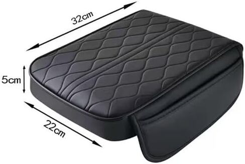 Car Center Console Cover, for Lexus RX 350 450H 2010-2015 Leather Armrest Cover Center Console Cushion, Car Interior Accessories,Black in Saudi Arabia