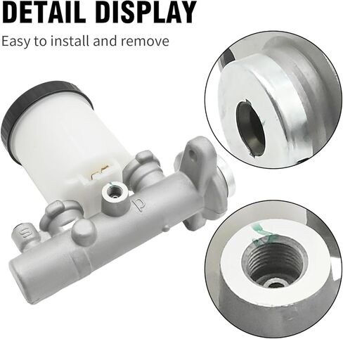 M39593 Brake Master Cylinder with Reservoir and Cap, Replacement for Nissan Pickup, D21 King Cab Power Brakes Extended Cab Pickup, Replaces 4601001G00 in Saudi Arabia