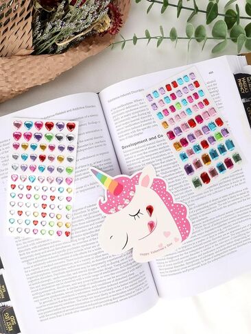 12 Sheets Gem Stickers, 3200 Pcs Rhinestone Stickers, Self Adhesive Jewel Sticker Decals for DIY Craft Supplies in Saudi Arabia