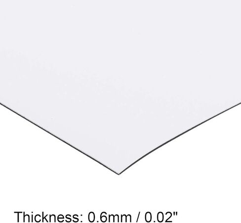uxcell 2 Pcs Dry Erase Magnetic Strip 11.7" x 8" Magnetical Sheet Labels Stickers Writable Yellow for Whiteboards Refrigerator and Crafts in Saudi Arabia