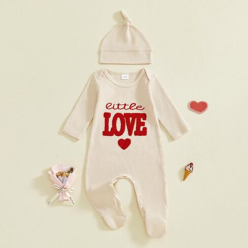 Ledy Champswiin Newborn Coming Home Outfit and Hat Baby Boy Girl Footie Romper Jumpsuit Cute Infant Clothes Set in Kuwait