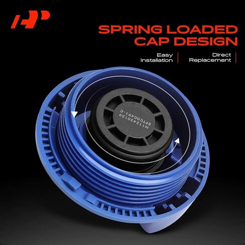 A-Premium Coolant Reservoir Expansion Tank Cap Compatible with Volkswagen Jetta, Passat, Golf, Beetle, Touareg & Audi A4, Q7, A6, TT, Allroad Quattro, RS6, S4, S6 & Porsche Cayenne, Panamera in Saudi Arabia