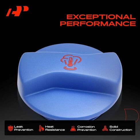A-Premium Coolant Reservoir Expansion Tank Cap Compatible with Volkswagen Jetta, Passat, Golf, Beetle, Touareg & Audi A4, Q7, A6, TT, Allroad Quattro, RS6, S4, S6 & Porsche Cayenne, Panamera in Saudi Arabia