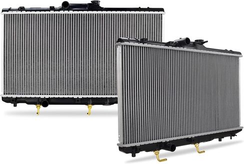 Mishimoto Silver R1409-AT 1993-1997 Toyota Corolla Radiator Replacement, 1 Pack in Saudi Arabia