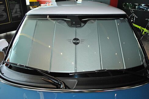MINI Cooper UV Sunshade for R50, R52, R53, R55, R56, R57 Models - Silver Foldable Sun Protector - 82 11 0 035 953 in Kuwait