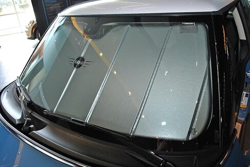 MINI Cooper UV Sunshade for R50, R52, R53, R55, R56, R57 Models - Silver Foldable Sun Protector - 82 11 0 035 953 in Kuwait