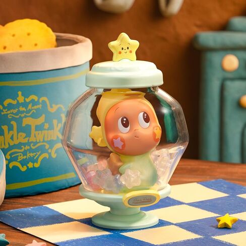 POP MART Twinkle Twinkle Savor The Moment Series Blind Box Figures, Collectible Toys Home Decorations, Holiday Birthday Gifts for Girls and Boys, Single Box in Saudi Arabia