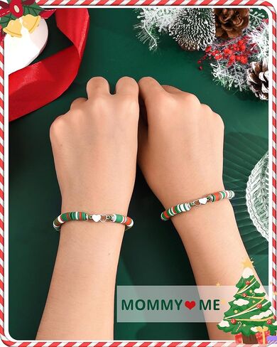 2PCS Back to School Gifts Mommy and Me Bracelet First Day of School Matching Wish Bracelets Dinosaur Set for Mother Daughter Mom Son in Kuwait