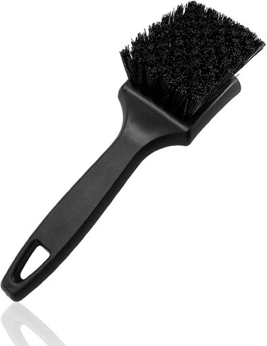 Car Carpet Cleaning Brush, Wheel Hub Scrub Brush Floor Mat Cleaning Brush with Stiff Bristle, Tire Carpet Srubber Upholstery Detailing Brush for Car Interior Home Cleaning (Black) in Saudi Arabia