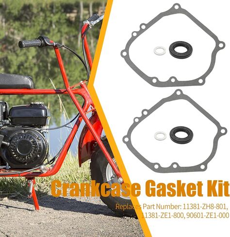 11381-ZH8-801 طقم حشية علبة المرافق، بديل لهوندا GX160 GX200 لاستبدال دراجة Predator 212cc Go Karts الصغيرة، يستبدل 11381-ZE1-800 90601-ZE1-000 in Saudi Arabia
