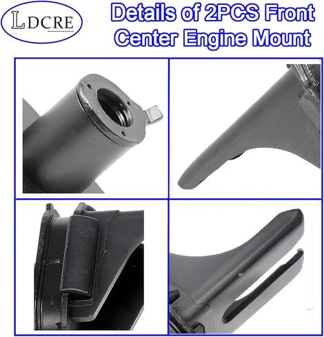 2PCS Front Center Engine Mount Set for Honda Accord 2003–2012, Crosstour 2010–2011 & Acura TL TSX 2004–2014 – Left & Right Motor Mounts Replace 50280SDAA01, 50285SDAA01 in Saudi Arabia
